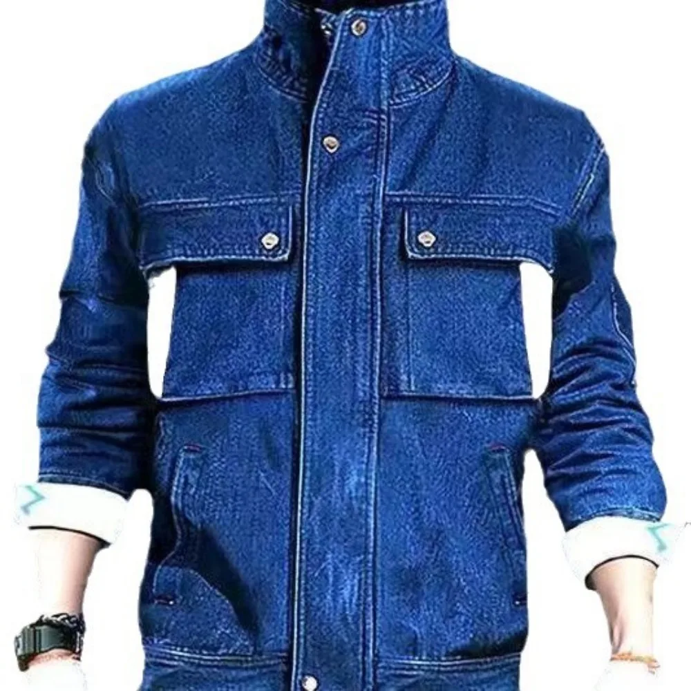 Jeans Work Clothes Electric We - Leather Work Overalls 评论和价格