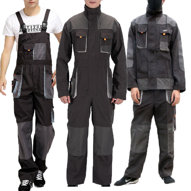 Bib Overalls Men Work Coverall - Leather Work Overalls 评论和价格