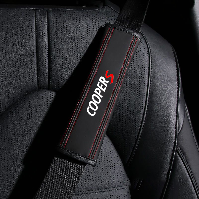 2Pcs Car Seat Belt Nappa Leath - Leather Works Near Me 评论和价格