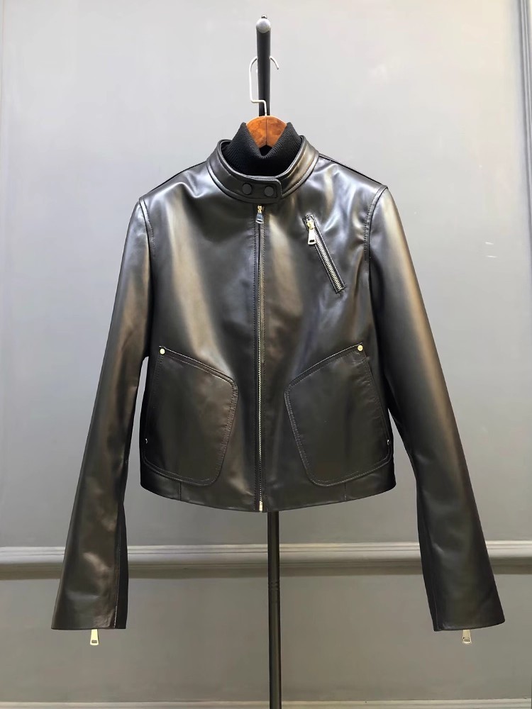 Females Spring Autumn New Styl - Leather Work Jacket Women'S 评论和价格