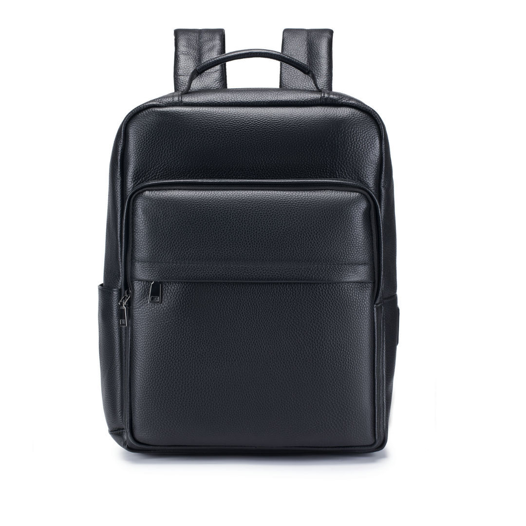 Man Genuine Leather Travel Bac - Leather Work Rucksack Mens 评论和价格