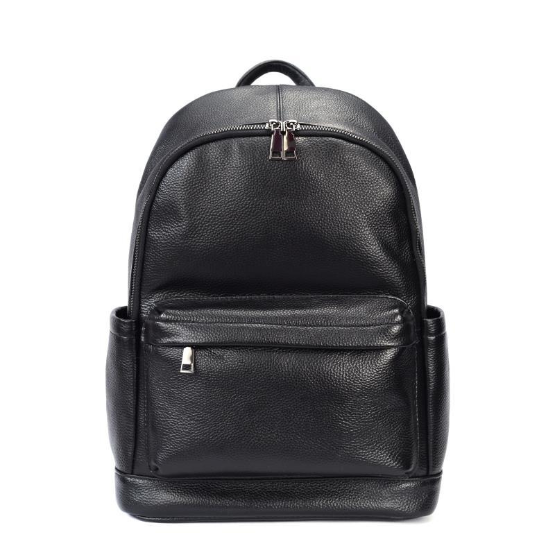 Man Genuine Leather Travel Bac - Leather Work Rucksack Mens 评论和价格