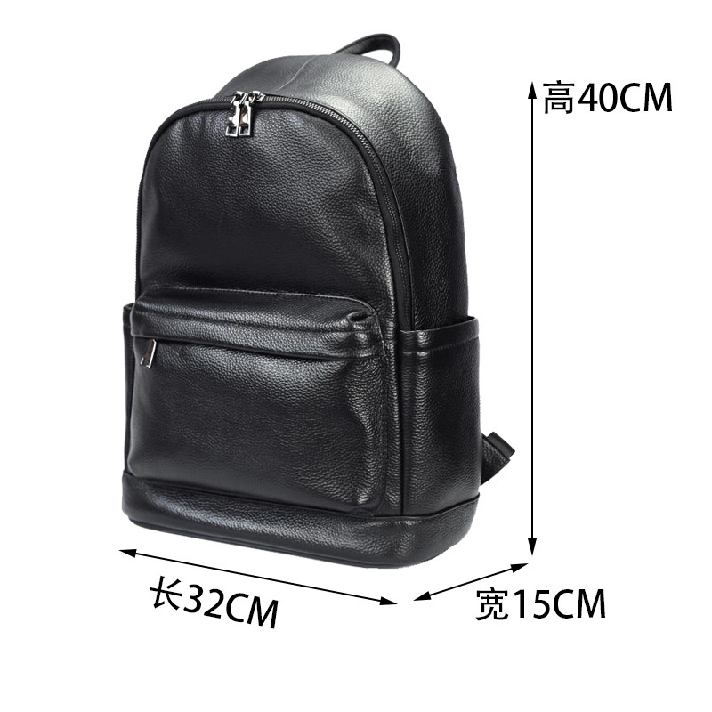 Man Genuine Leather Travel Bac - Leather Work Rucksack Mens 评论和价格