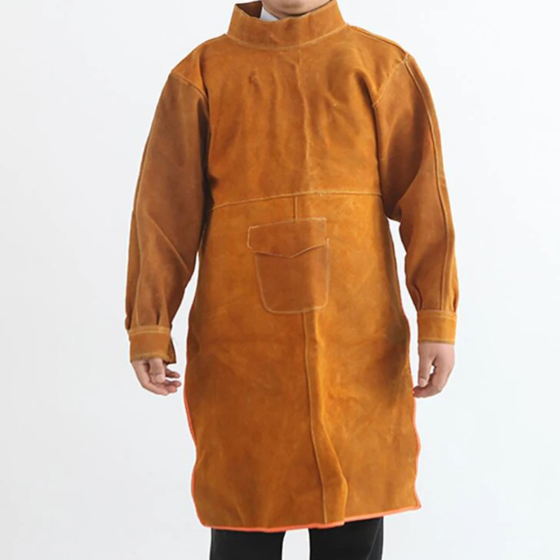Cowhide Leather Welding Clothe - Leather Work Overalls 评论和价格