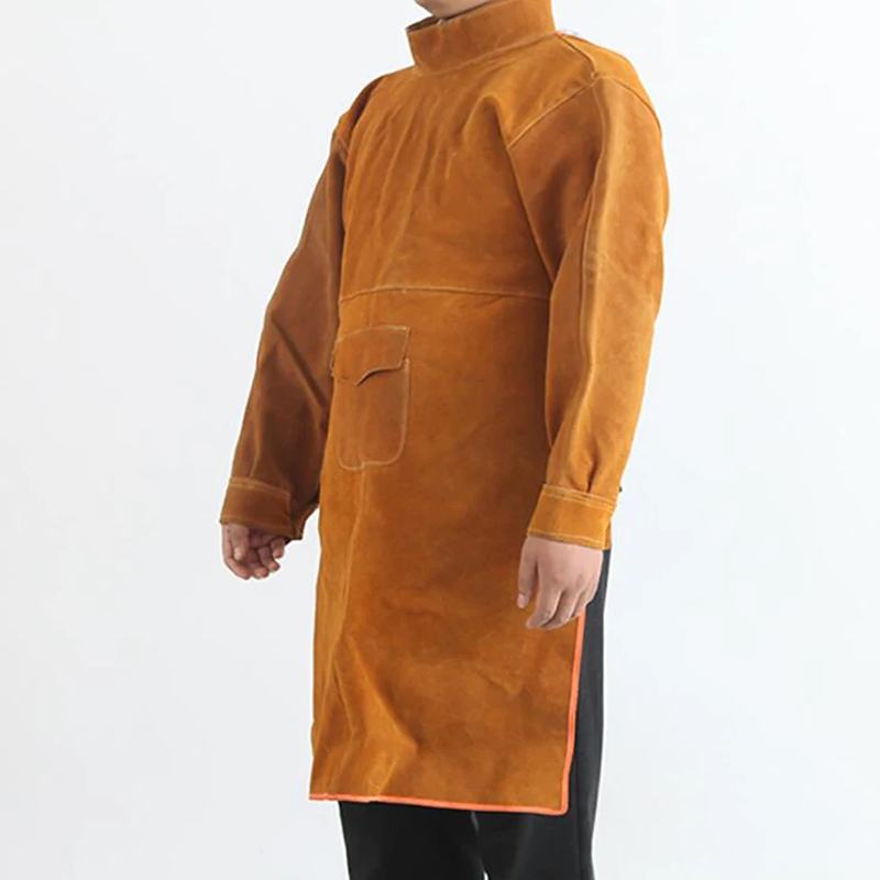 Cowhide Leather Welding Clothe - Leather Work Overalls 评论和价格