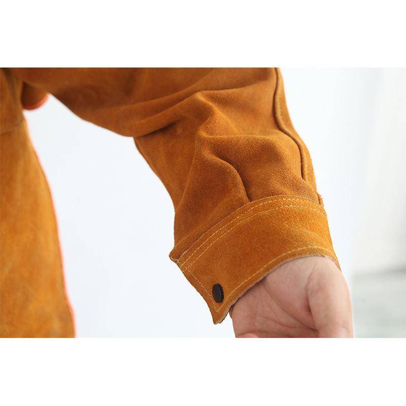 Cowhide Leather Welding Clothe - Leather Work Overalls 评论和价格