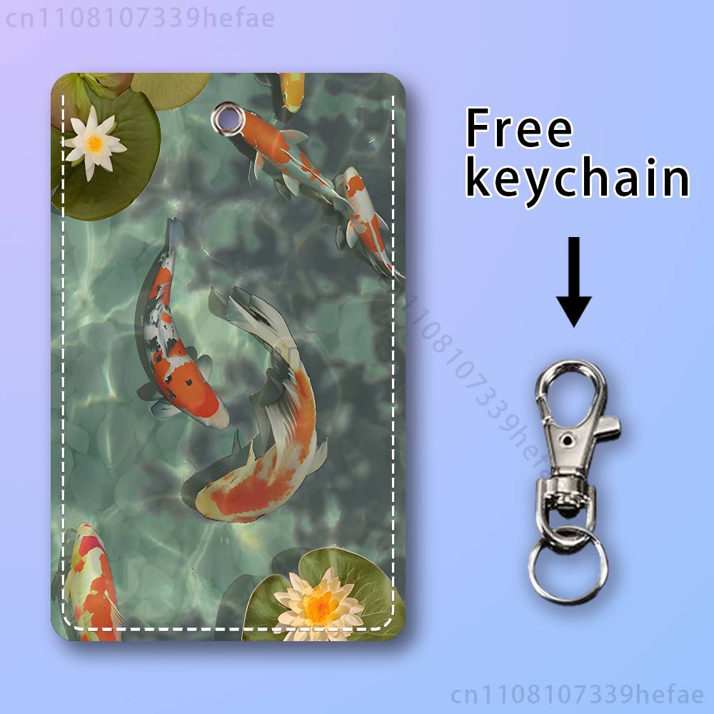 Koi Carp Painting Art Holder F - Leather Work In Art 评论和价格