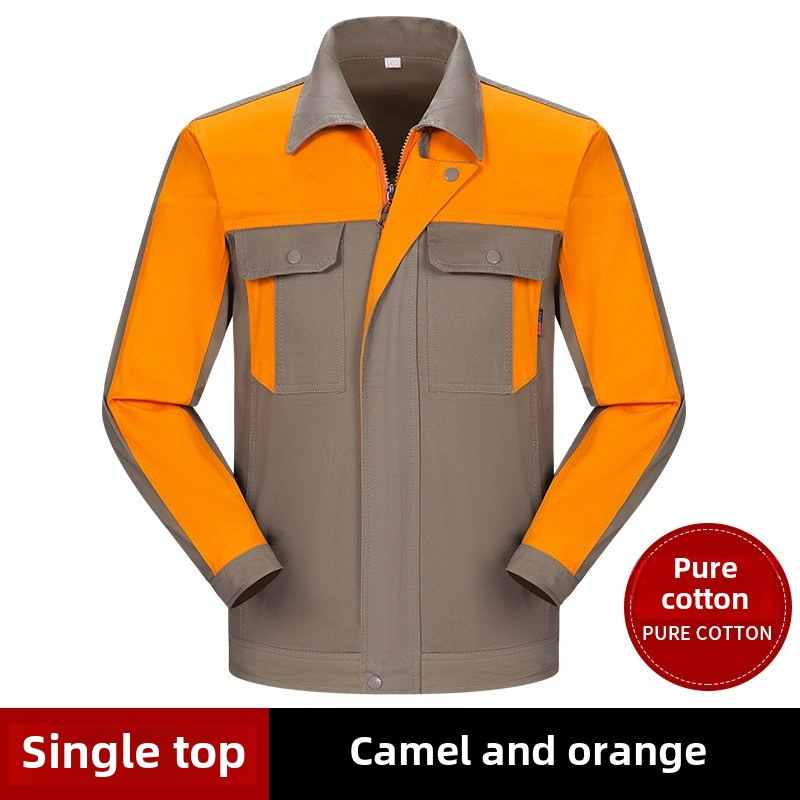 Men's Welding Suit Long-Sleeve - Leather Work Overalls 评论和价格