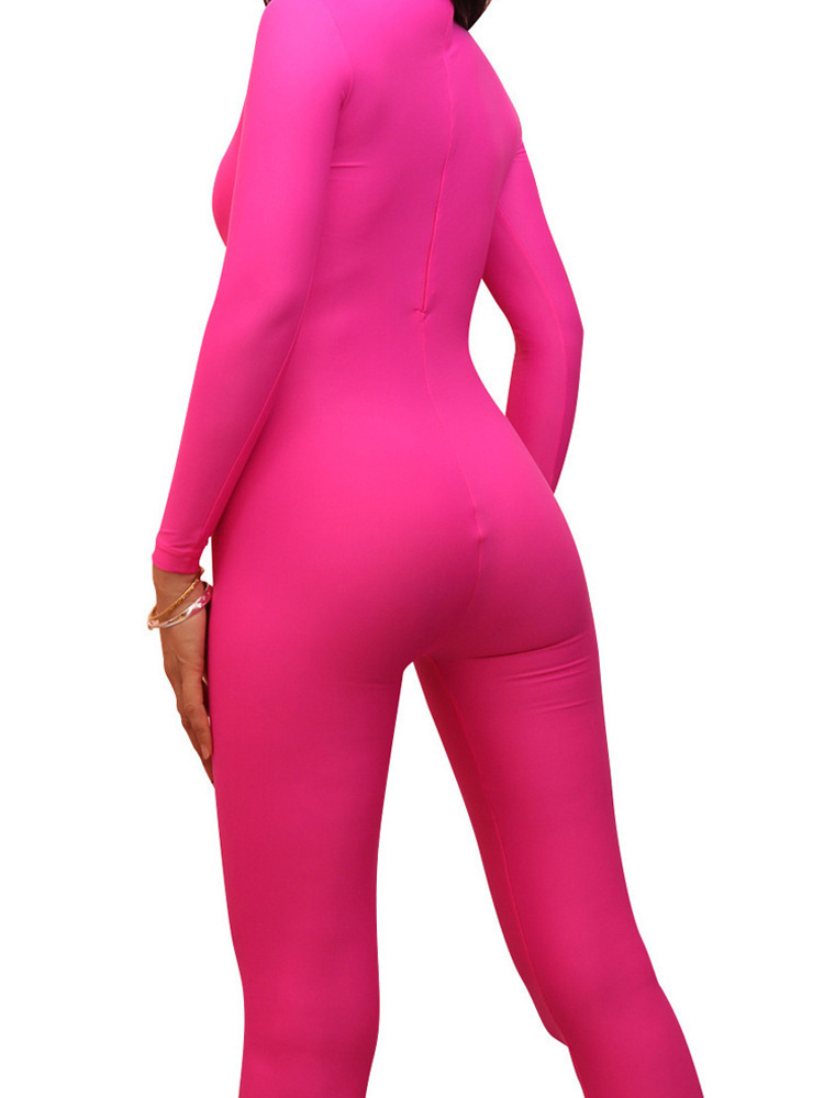 Sexy Women Slim Shiny Full Bod - Leather Work Overalls 评论和价格