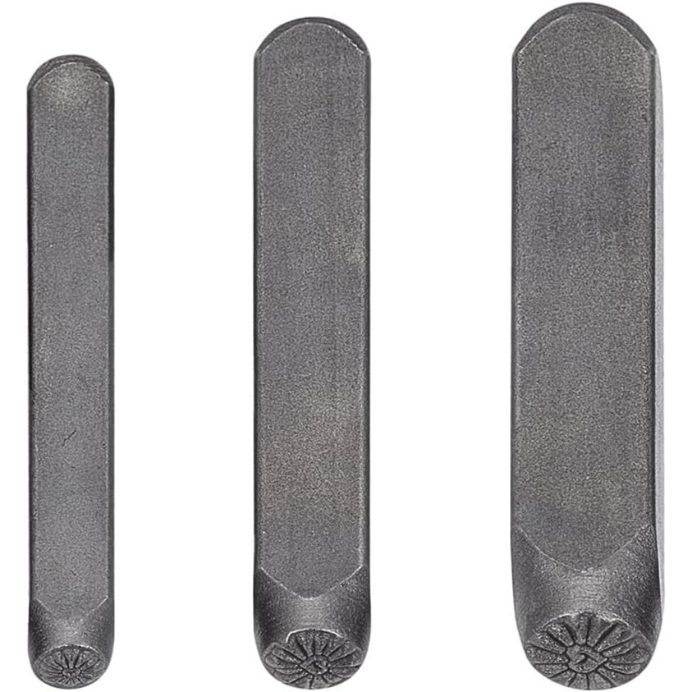 3Pcs Metal Punch Stamp Heart M - Leather Work In Art 评论和价格