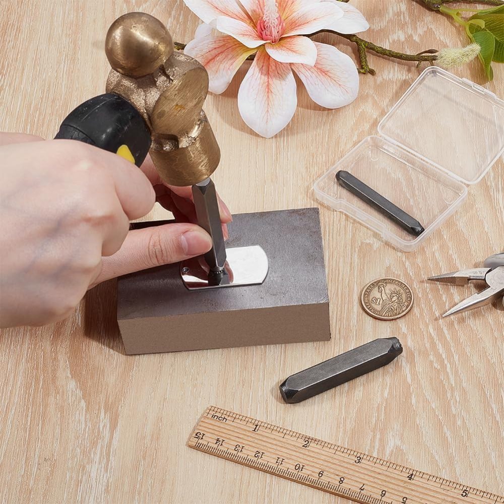 3Pcs Metal Punch Stamp Heart M - Leather Work In Art 评论和价格