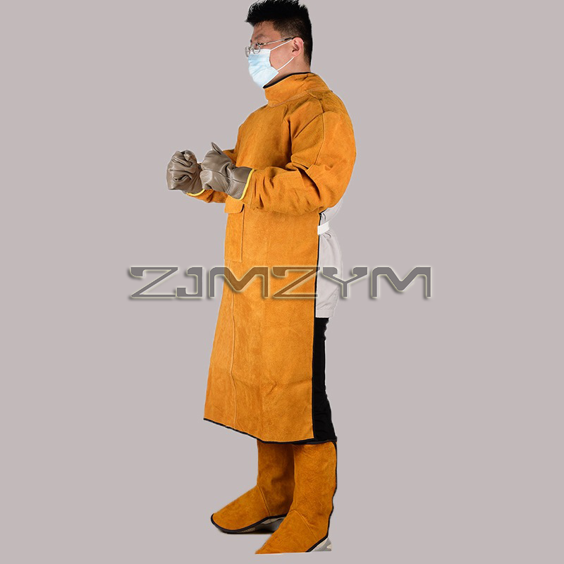 1Set Electric Welding Clothing - Leather Work Overalls 评论和价格