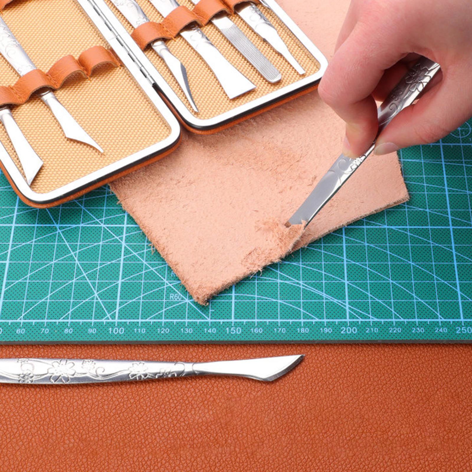 8x Leather Carving Knives Repl - Leather Work In Art 评论和价格