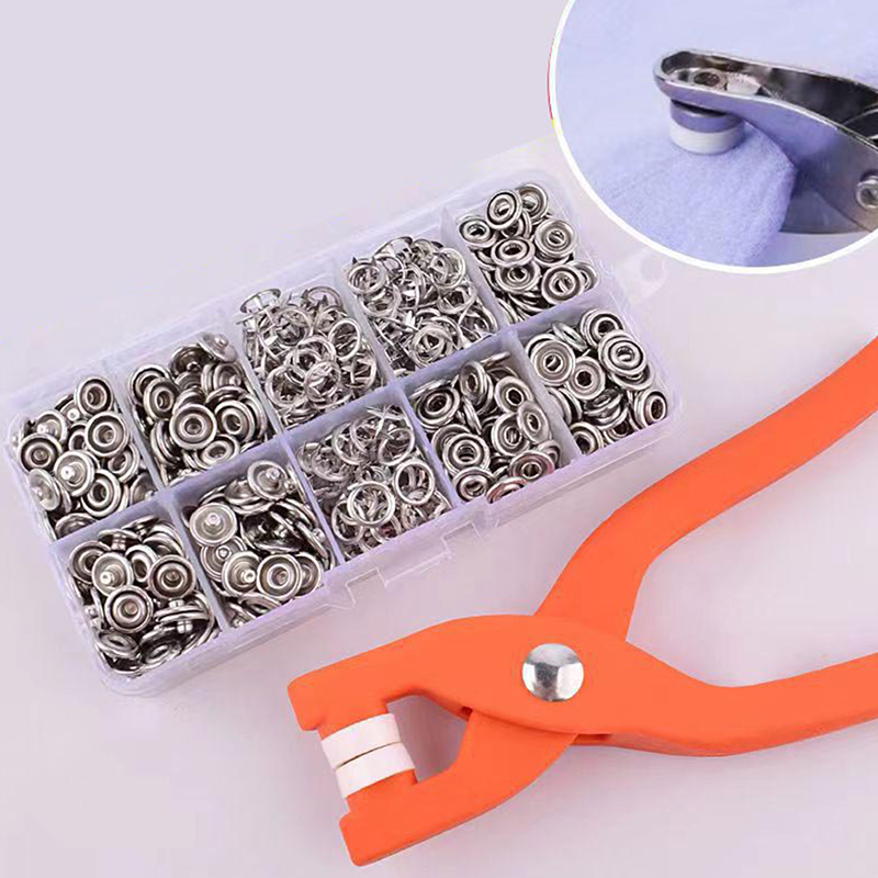 50PCS Plier Tool Metal Sewing  - Snap Fastener Setter 评论和价格