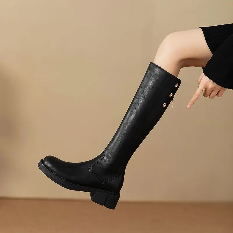 Autumn Winter Middle Heel Ladi - Leatherwork Designs 评论和价格
